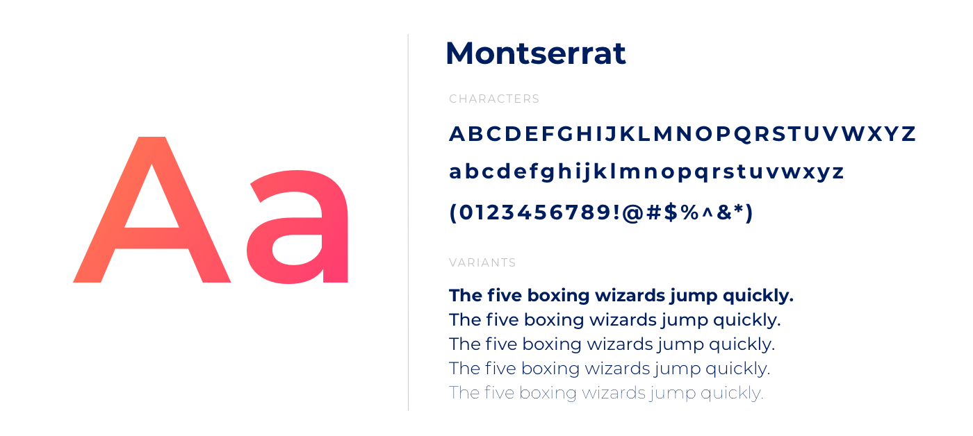 Montserrat Brand Typeface